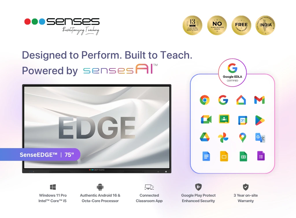 SenseEDGE 75inch intreactive panel