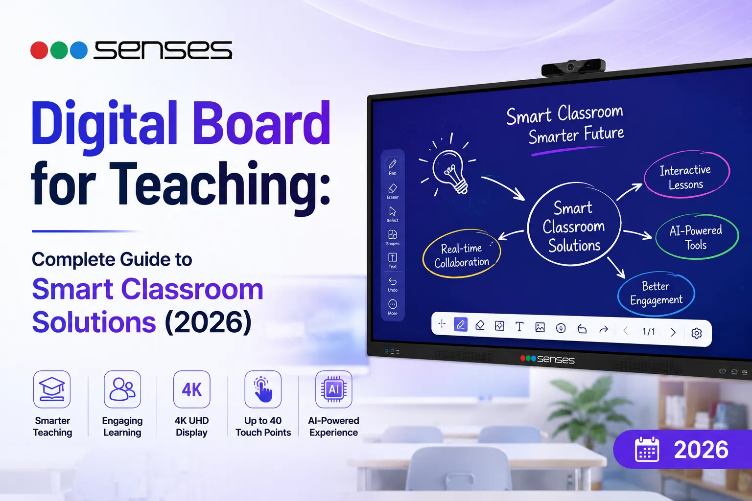 Digital Board for Teaching Complete Guide to Smart Classroom Solutions (2026)