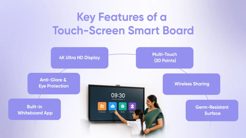 Key Features of a Touch-Screen Smart Board