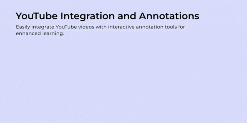 Youtube Integration and Annotations