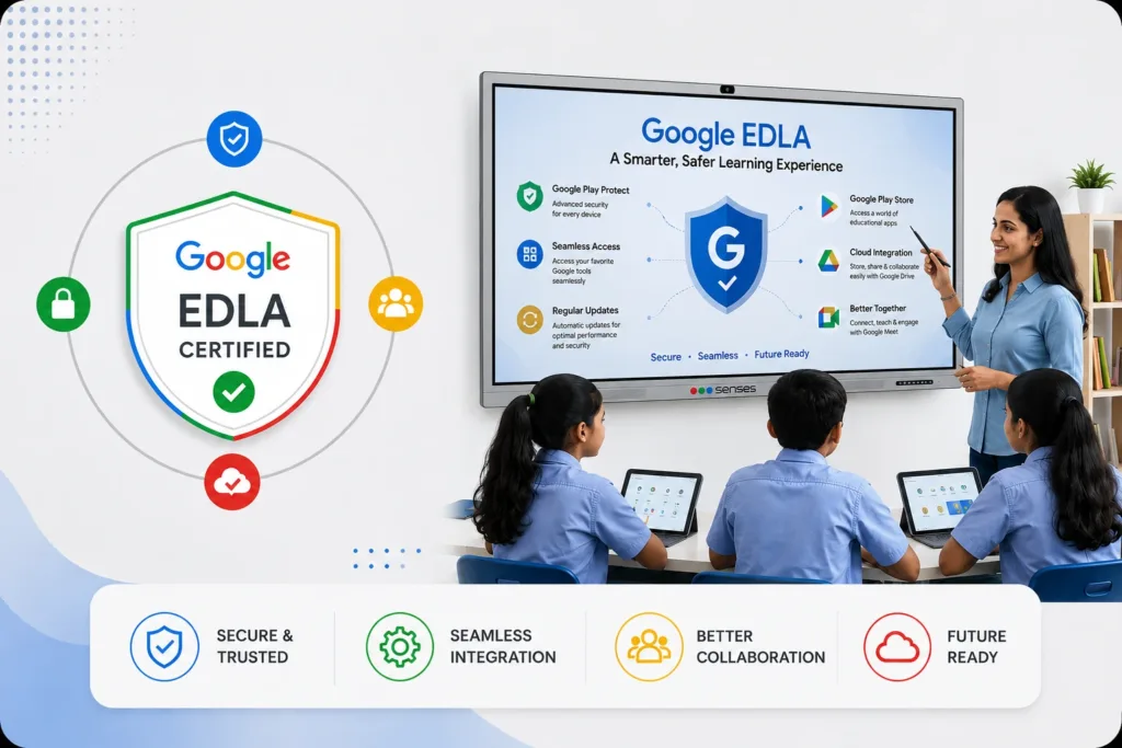 EDLA certified senses interactive panel