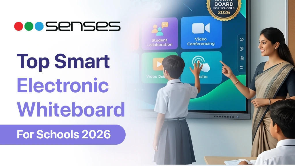 Top Smart Electronic Whiteboard for Schools 2026 | Senses Electronics
