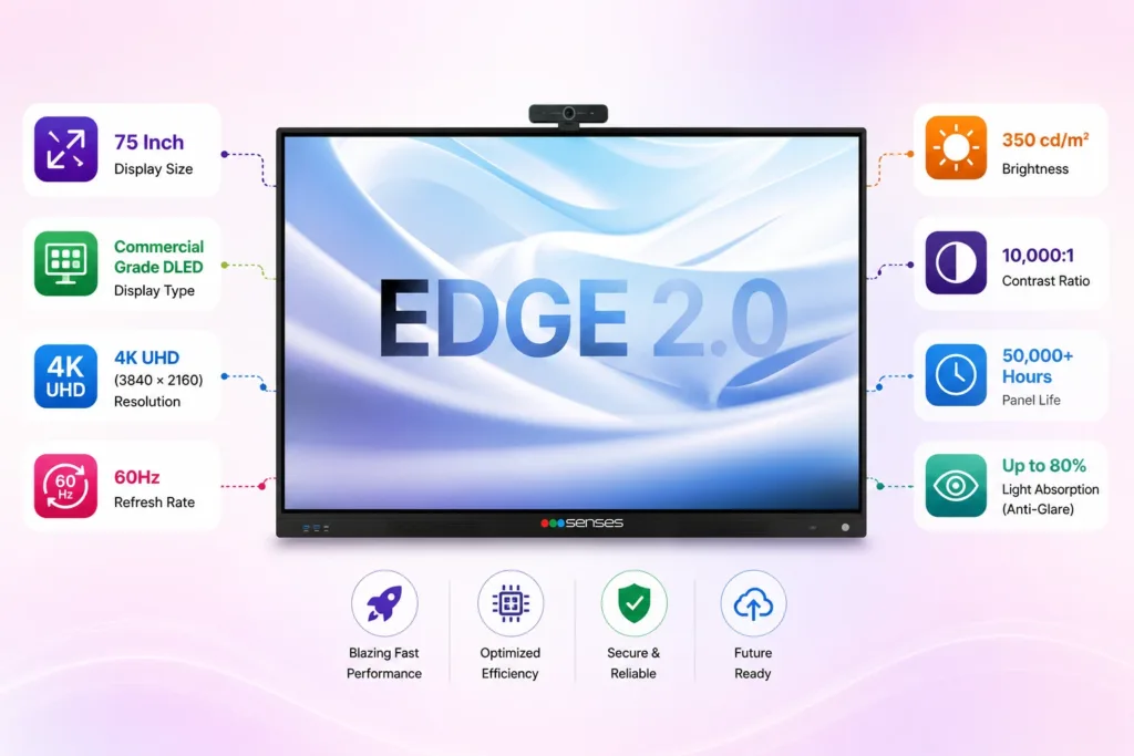 SenseEDGE 2.0 65inch interactive panel